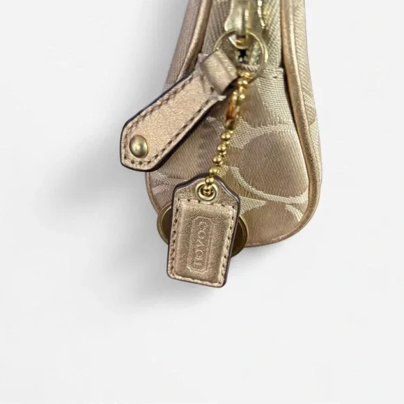 Coach Limited Edition Gold Pouch - Picture 4 of 5